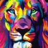 Abstract Lion Paint By Numbers