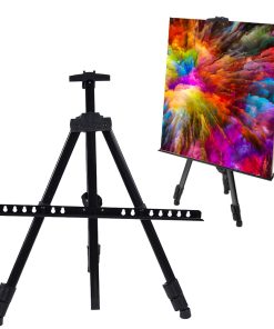 Aluminum easel for paintings