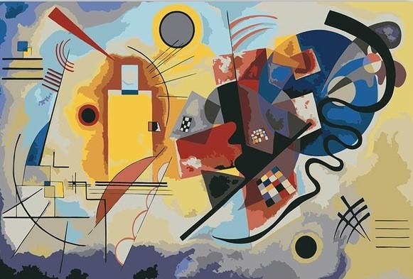 Wassily Kandinsky Yellow Red Blue Abstract Paint By Numbers