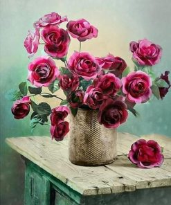Fresh Roses Flowers Paint By Numbers
