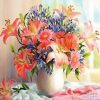 Bloom Flowers Bouquet  Flowers Paint By Numbers