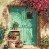 Flowers Door Paint By Numbers