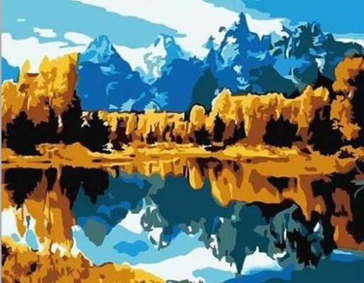 Grand Teton Paint By Numbers