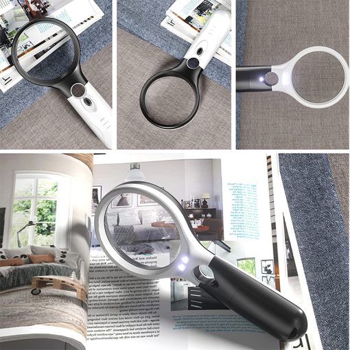 Hand Held Led Magnifying Glass