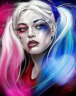 Harley Quinn paint by numbers