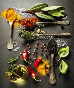 Herbs Spices Paint By Numbers