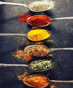 Indian Spices Paint By Numbers