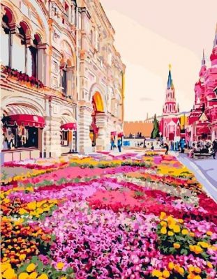 Moscow Flowers paint by numbers