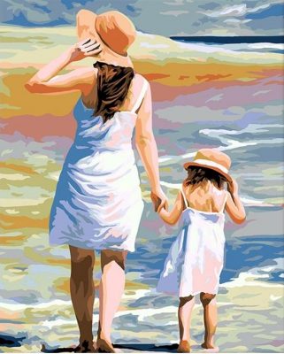 Daughter And Mother Paint By Numbers