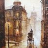 Abstract Vintage City - DIY Paint By Numbers - Numeral Paint