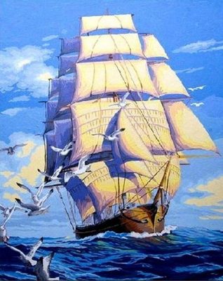 Sailing Ship Paint By Numbers