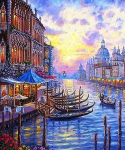 Venice Sunset Paint By Numbers