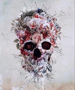 Floral Skull Paint By Numbers