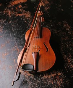 Brown Violin Paint By Numbers