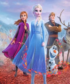 Frozen Characters Paint By Numbers