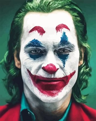 Joker Face Paint By Numbers