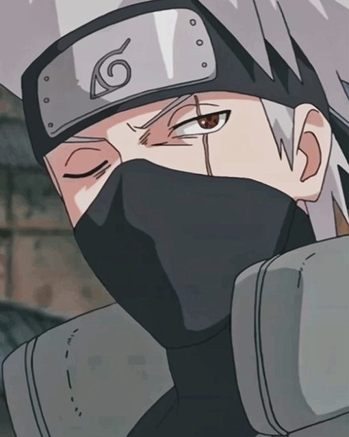 Kakashi Jutsu Naruto Paint By Numbers