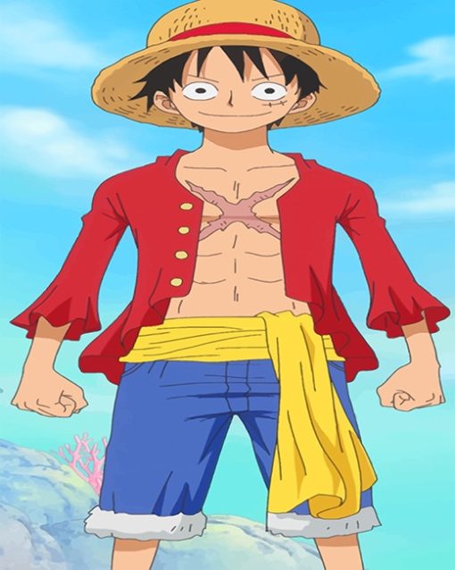 Luffy Anime Paint By Numbers