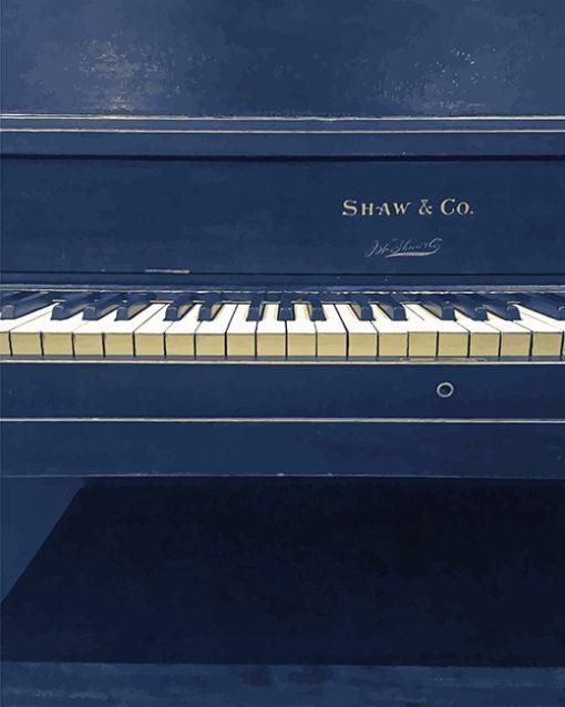 Piano Shaw Paint By Numbers