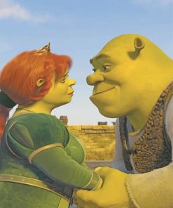 Shrek And Fiona Paint By Numbers