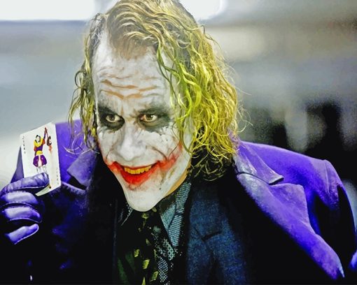 Joker Smiling Paint By Numbers