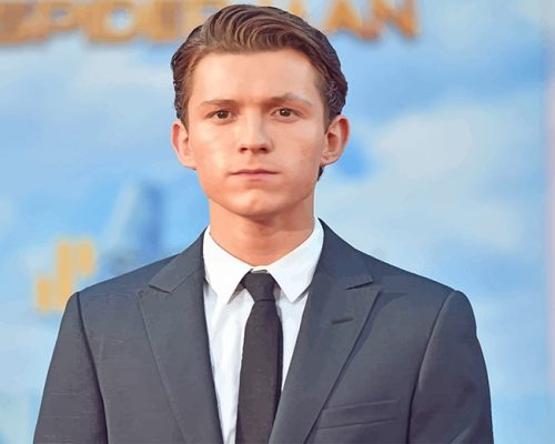 Tom Holland Paint By Numbers