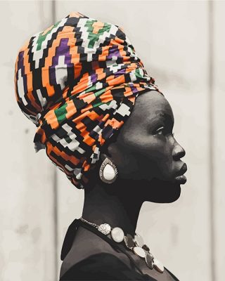 African Woman Paint By Numbers