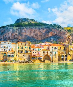 Cefalu Italy Paint By Numbers