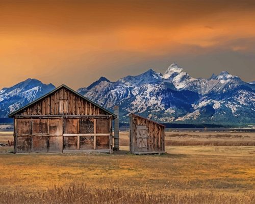 Grand Teton Paint By Numbers