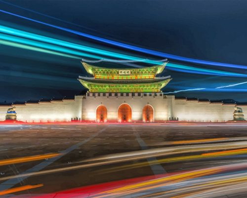 Gwanghwamun Gate Paint By Numbers