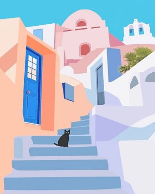 Santorini Paint By Numbers