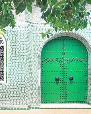 Moroccan Door Paint By Numbers