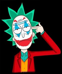 Joker Rick Paint By Numbers