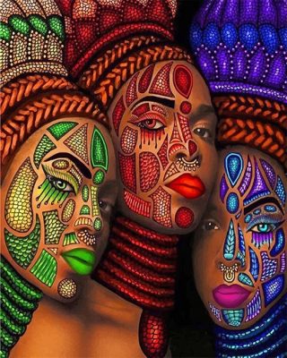 African Art Paint By Numbers