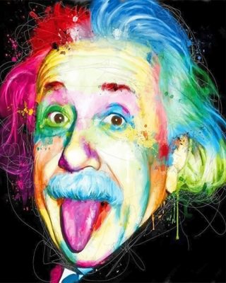 Albert Einstein Paint By Numbers