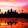 Angkok Wat Sunset Paint By Numbers