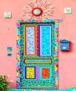 Artistic Door Paint By Numbers