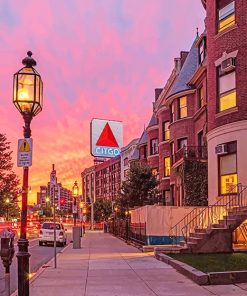 Boston Streets Paint By Numbers