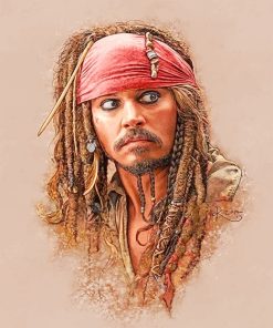 Jack Sparrow Paint By Numbers