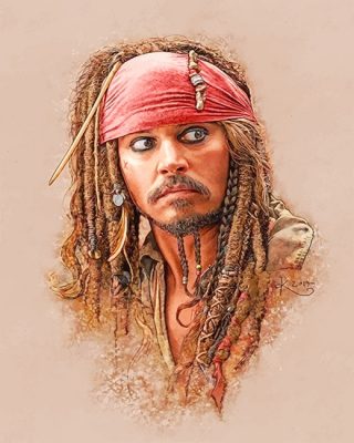 Jack Sparrow Paint By Numbers