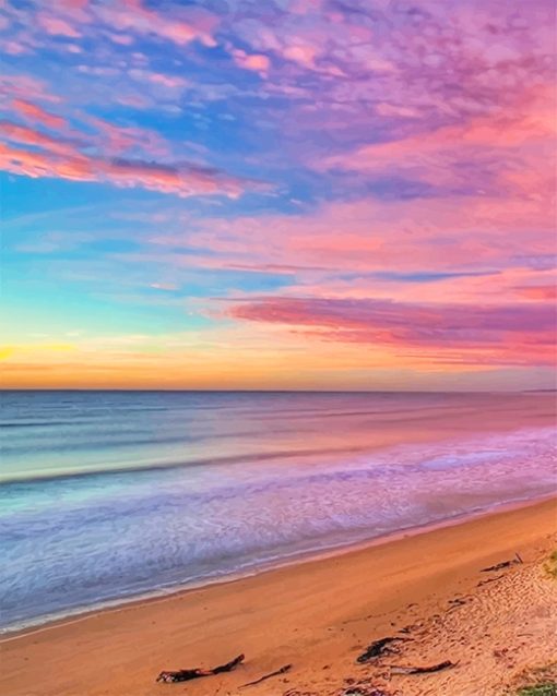 Beach Sky Paint By Numbers