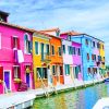 Colorful Buildings Paint By Numbers