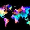 Colorful Map Paint By Numbers