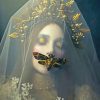 Gothic Butterfly Bride Paint By Numbers