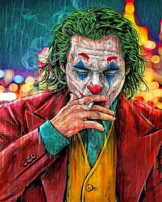 Joker Cigarette Paint By Numbers