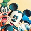 Mickey Mouse And Goofy Paint By Numbers