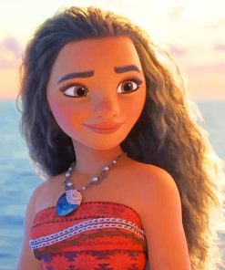 Moana Curly Hair Paint By Numbers