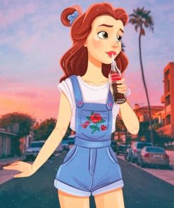 Belle Disney Princess Paint By Numbers