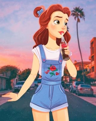 Belle Disney Princess Paint By Numbers