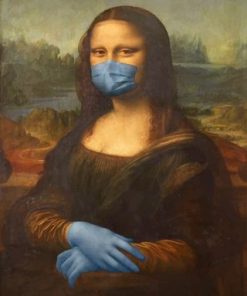 Mona Lisa Mask Paint By Numbers